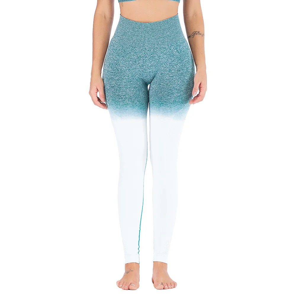 Бесшовные Леггинсы LUKITAS для йоги женские трико тренировок дышащая нейлоновая