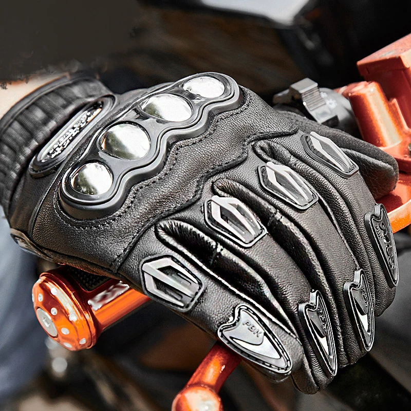Кожаные перчатки-мотоциклетные для езды на велосипеде мотоцикле мотогонок улицы