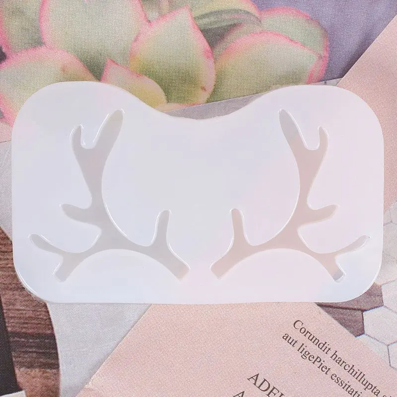 3 шт милые рога ожерелье Подвески-шпильки эпоксидная смола силиконовая форма