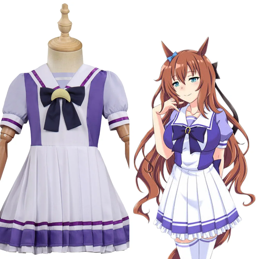 

Children Kids Pretty Derby Cosplay Costume Uniform Dress Outfits Halloween Carnival Suit