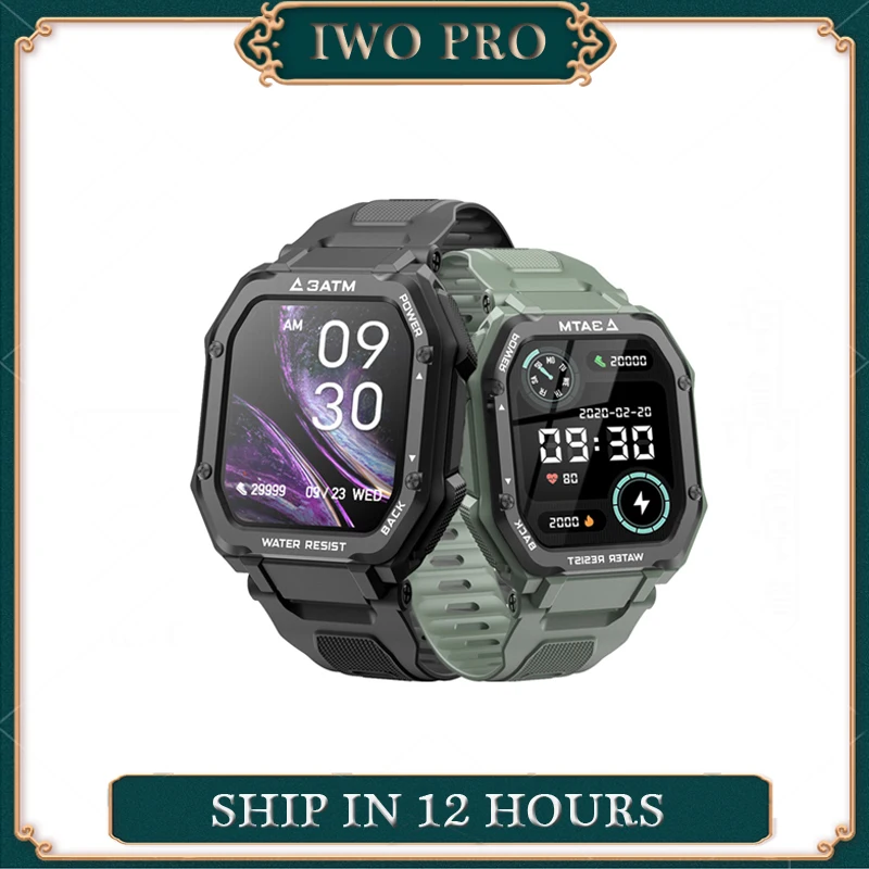 

2021 C16 Smart Watch Men 1.7 Inch 3ATM Waterproof 350 mAh Battery Sport SmartWatch Fitness Tracker For android Ios