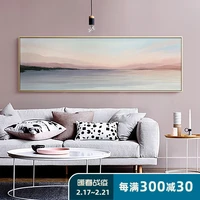 matson bedroom bedside decorative painting modern minimalist living room wall banner strip painting sea landscape painting