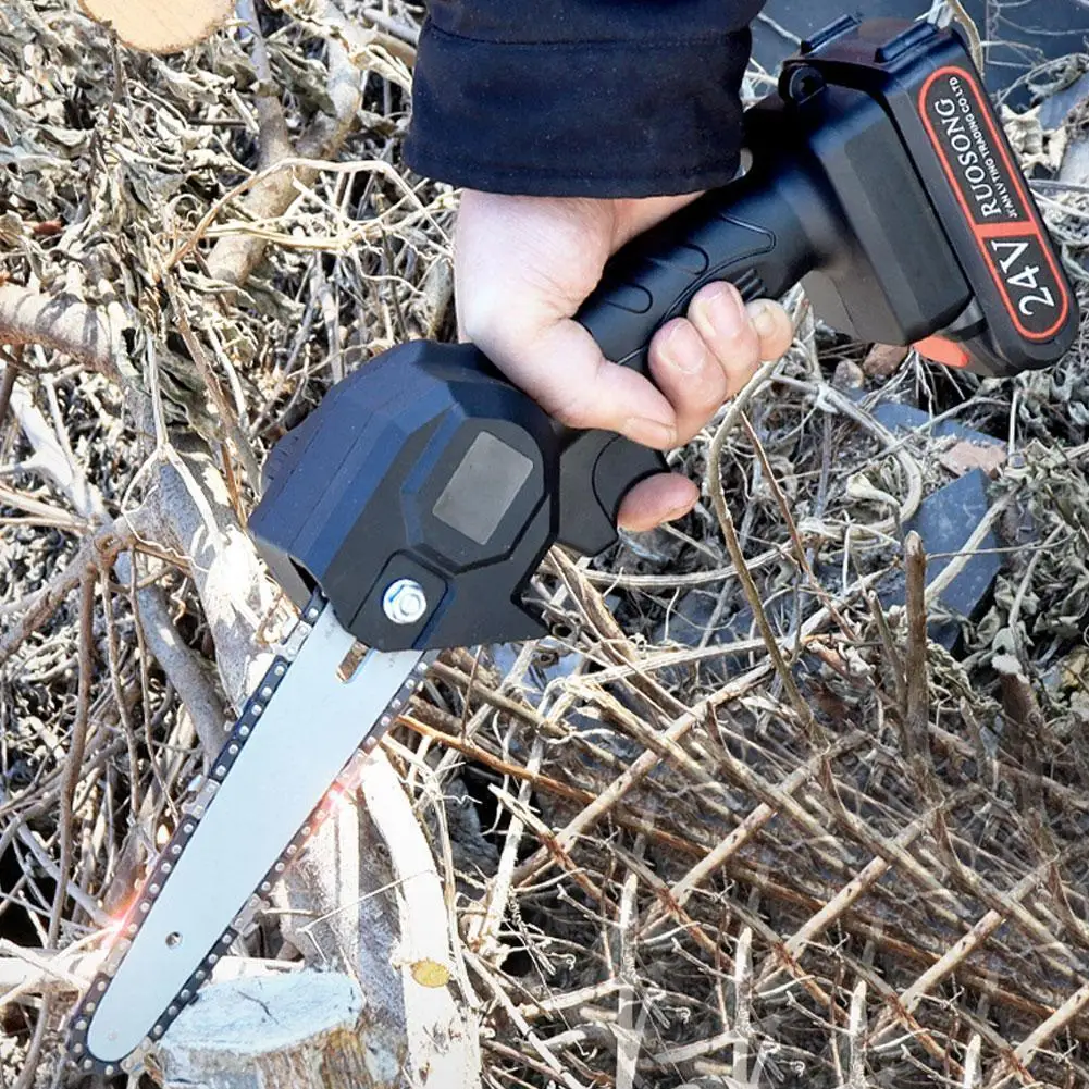 

Мини Беспроводная бензопила 6 дюймов портативная электрическая пила с батареей обрезка сада электроинструмент для батареи Makita