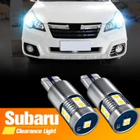2pcs led clearance light parking bulb lamp w5w t10 194 2825 canbus for subaru forester xv tribeca outback legacy impreza