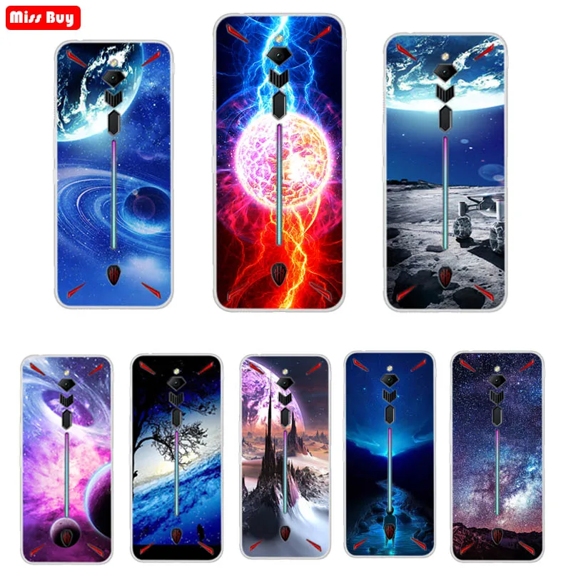 Тонкий силиконовый чехол для zte Nubia Red Magic 3 6 65 ''NX629 Funda мягкий с принтом
