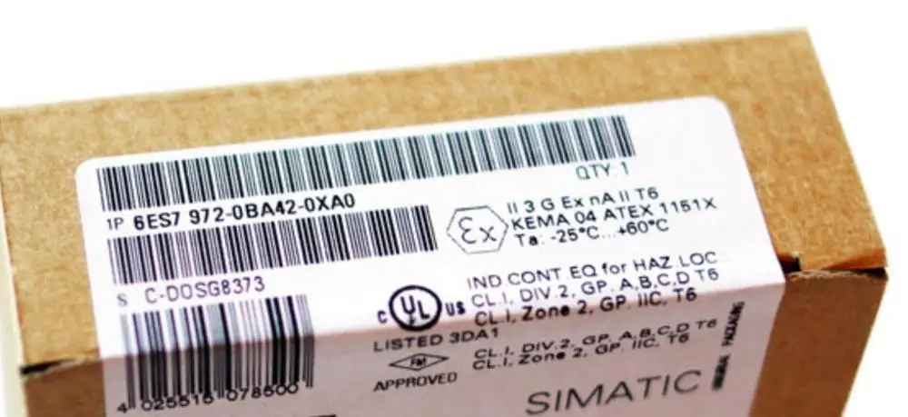 

Connector 6E7S972-0BA42-0XA0 35 degrees in and out, without programming port