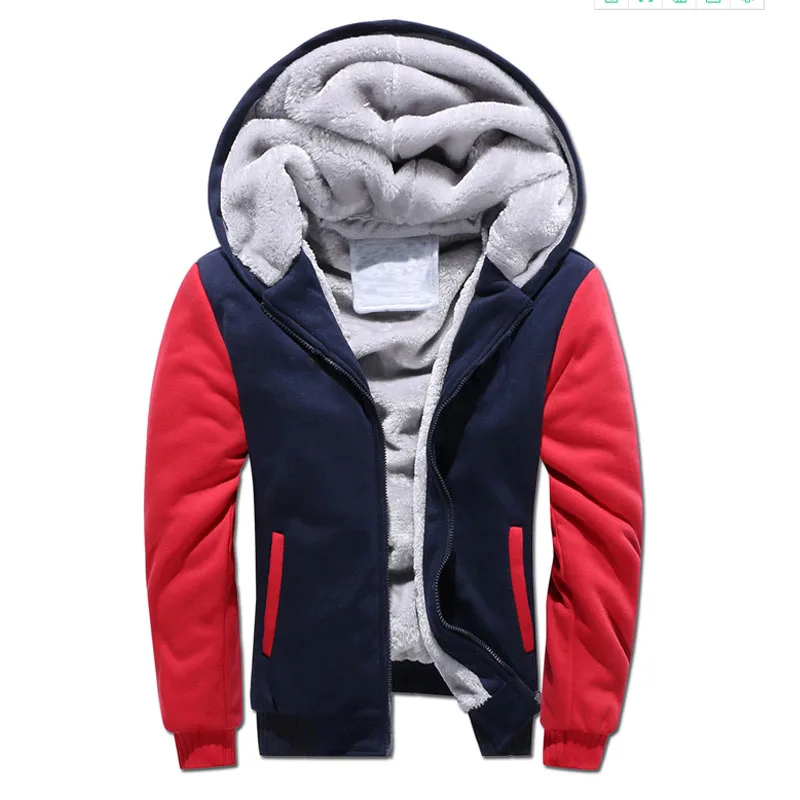 Мужские и женские пальто толстовка на молнии зимняя флисовая утепленная куртка