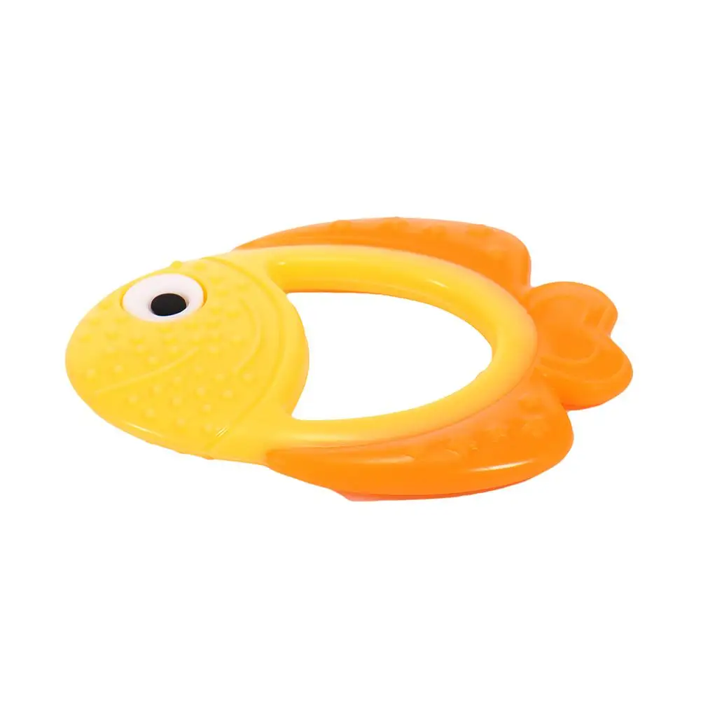 Рыба Клоун Форма зубной прорезыватель для малышей игрушки режущихся зубов Еда