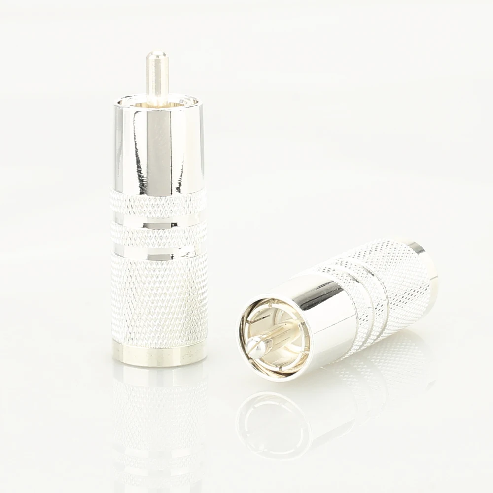 HifiX 4 шт./лот Cardas RCA посеребренный штекер разъемы для Hi Fi аудио кабеля разъем|for