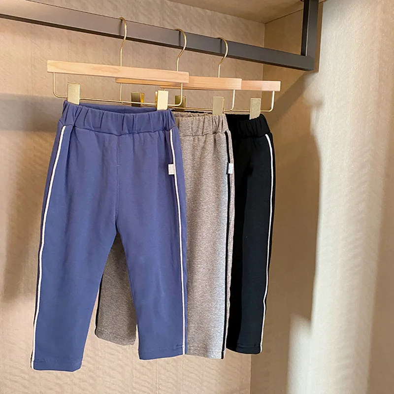 

Baby Casual Pants 2021 Autumn and Winter New Girls Plus Velvet Thickening Leggings All-match Children's Tight Feet Trousers 2-7Y