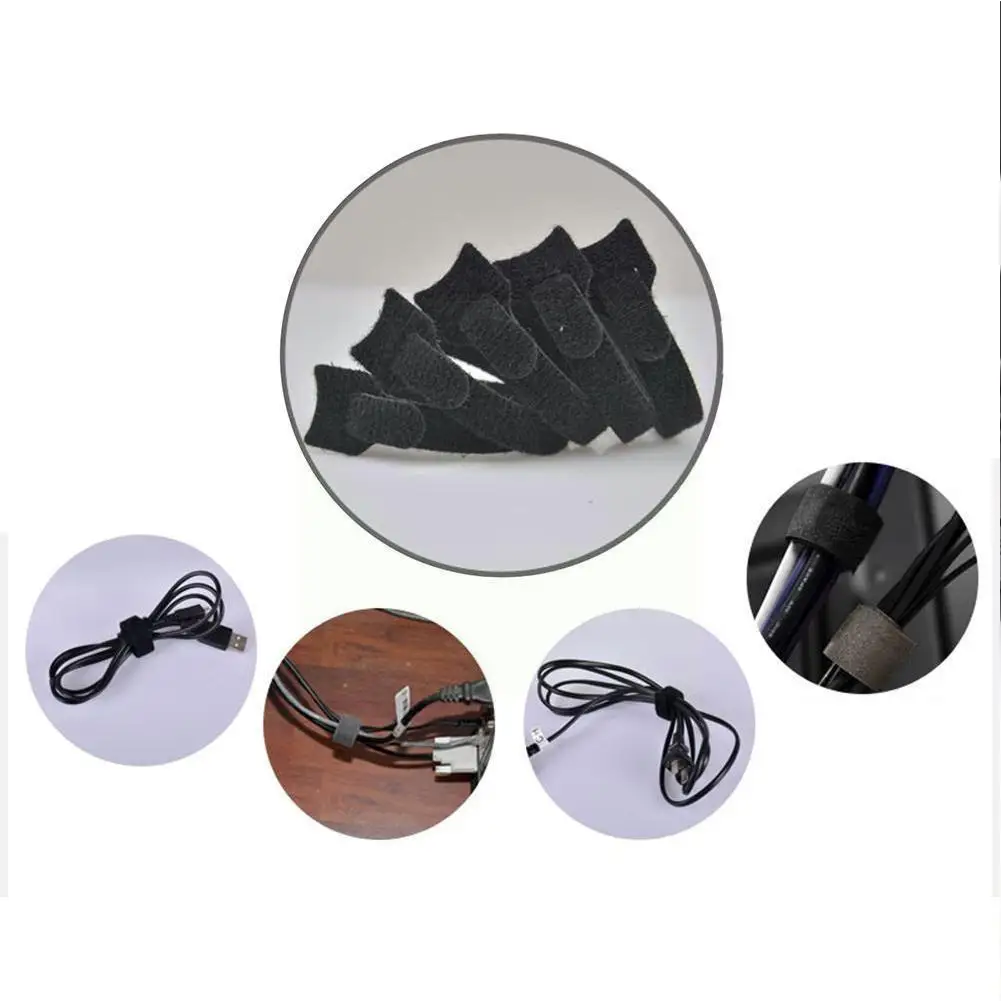 

Cable tie back-to-back cable management self-adhesive organizer charging reverse cable storage buckle cable tape with data R7R4