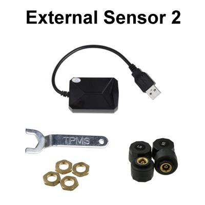 External Sensor 1 Автомобильная система контроля давления в шинах TPMS работает с Sinosmart Car Navi плеер - Тип: External Sensor 1
