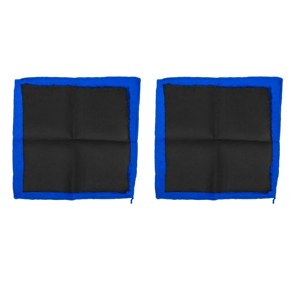 

2pcs Towels Portable Decontamination Polishing Useful Grinding Mud Auto Clay Cloth Removal Accessories Cleaning Tool Car Washing