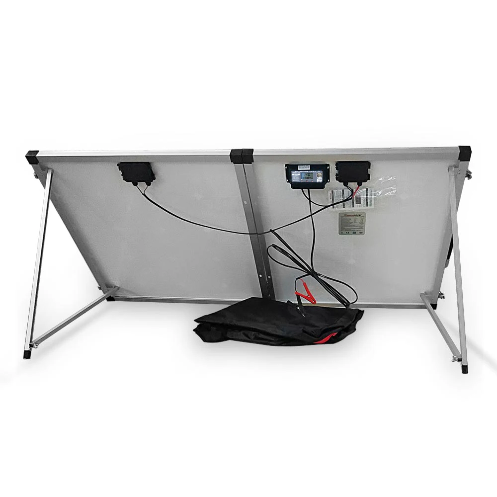 Dokio 200W(2 шт х 100 Вт) складной Панели солнечные + 20A 12VCharge контроллер ячейки/Системы