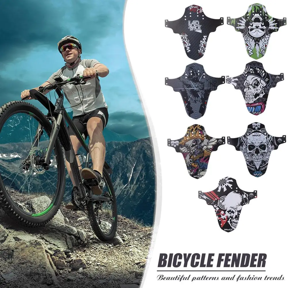 Прочные велосипедные Брызговики с 5 фиксирующими ремнями 1 шт | Спорт и