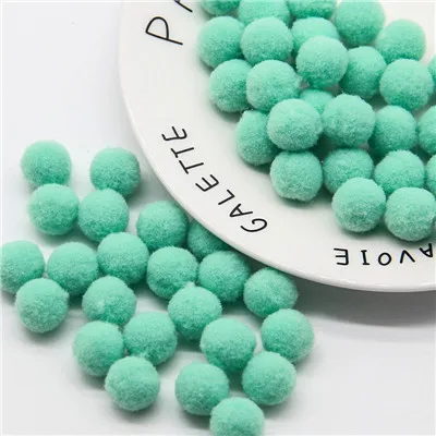 15m 09 144pcs Мини Помпона смешанный Мягкий круглый Pompones шарики Пышная юбка с помпонами для малышей DIY одежды ручной работы рукоделия 8/10/15/20/25/30 мм - Цвет: 15m 09 144pcs