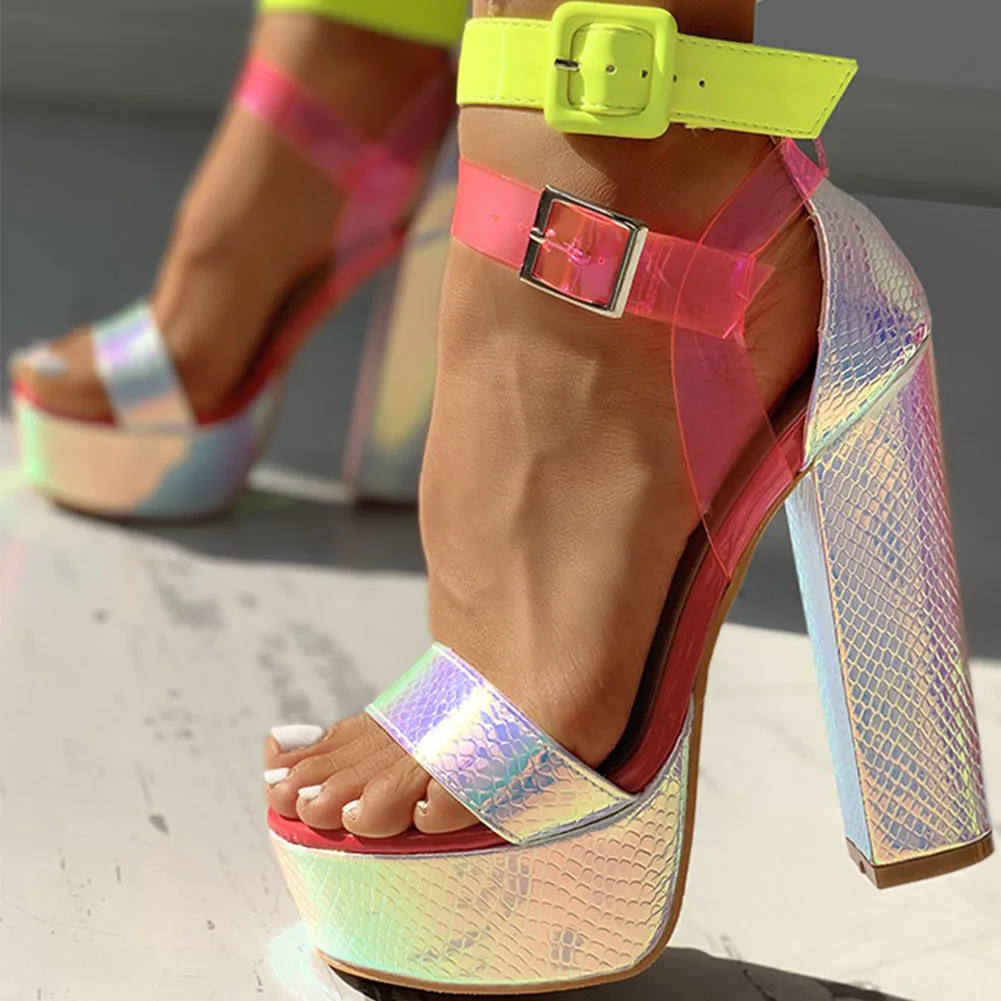 Karinluna/брендовые пикантные летние женские вечерние босоножки на высоком каблуке