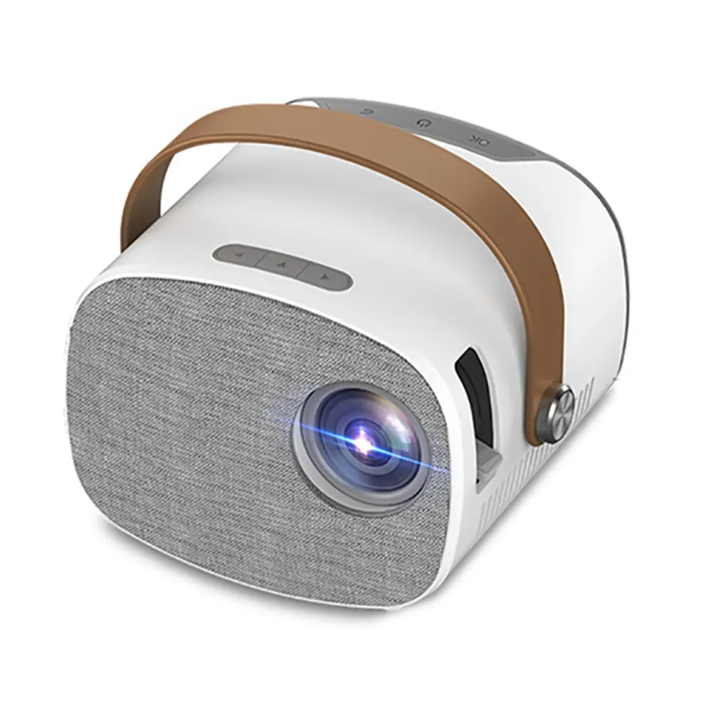 

Mini Projector Support 1080P Video Movie Beamer Media Player WiFi Multiscreen w/HDMI-compatible USB Audio Input+Remote Control