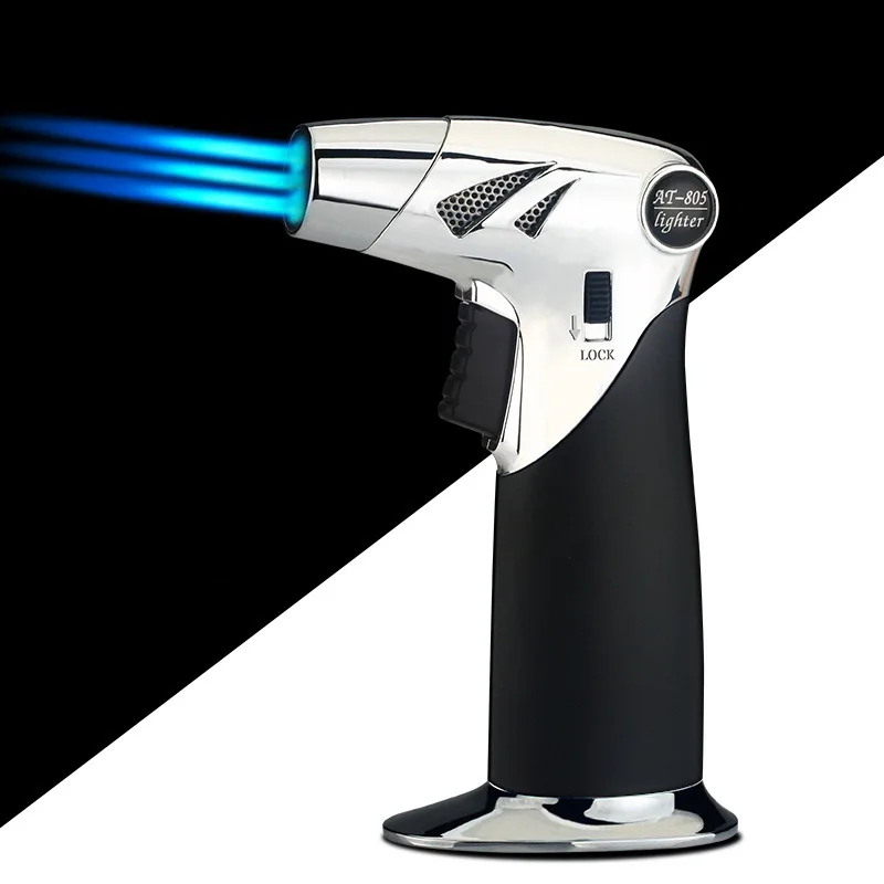 Металлическая струйная газовая зажигалка для барбекю уличная трофонарь Галка