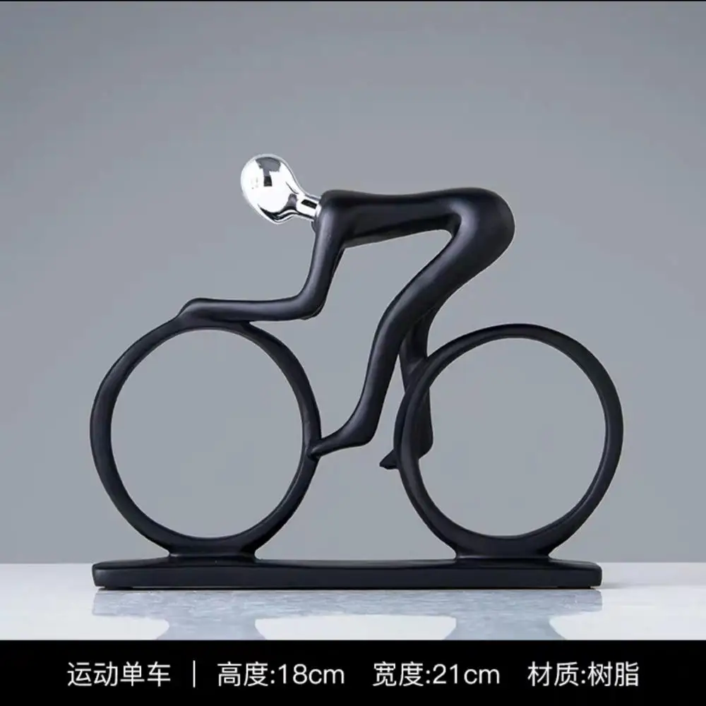 Cyclist Семейные фигурки совы, милые украшения для танцев, домашний декор, креативные изделия в виде животных, аксессуары для домашнего декора, свадебный подарок для влюбленных - Цвет: Cyclist