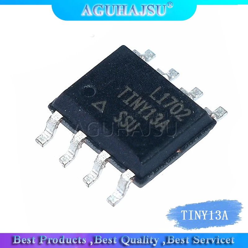 5 шт./лот ATTINY13 ATTINY13A TINY13A MCU AVR 1K FLASH 20 МГц IC ATTINY13A-SSU SOP-8 | Электронные компоненты и