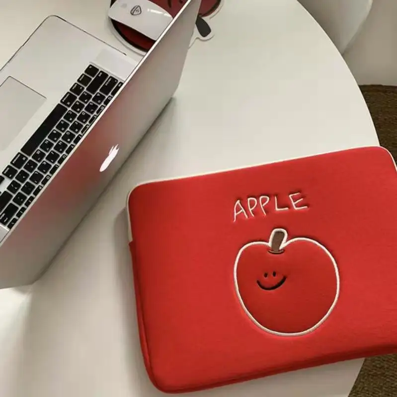 

Korea Ins bag for Apple Embroidered IPad Tablet Case Laptop Case