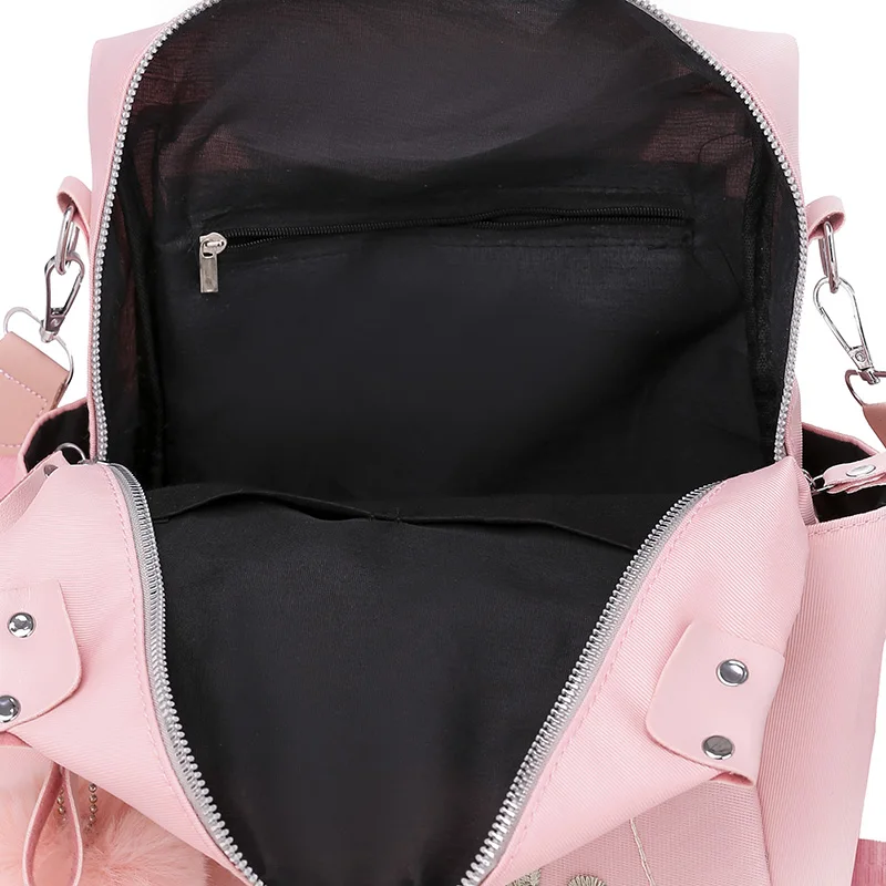 

Women Fashion Backpack Ladies Oxford Lace Multifuction Bagback Anti-theft Youth Backpack Female Travel School Bag Backpack