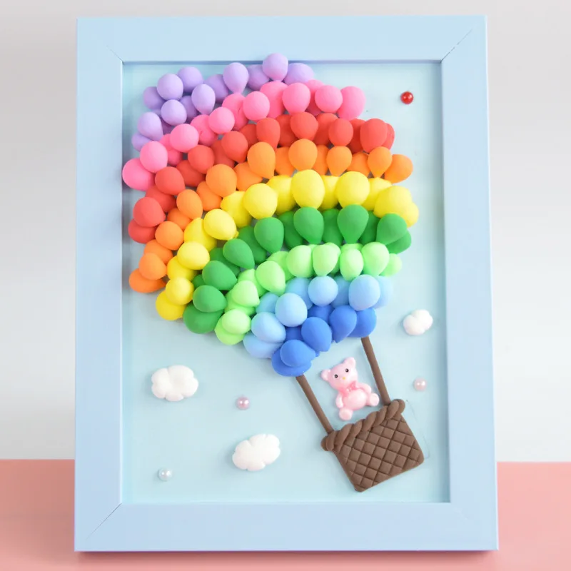 Детские развивающие игрушки ручной работы суперсветильник глина набор 3D