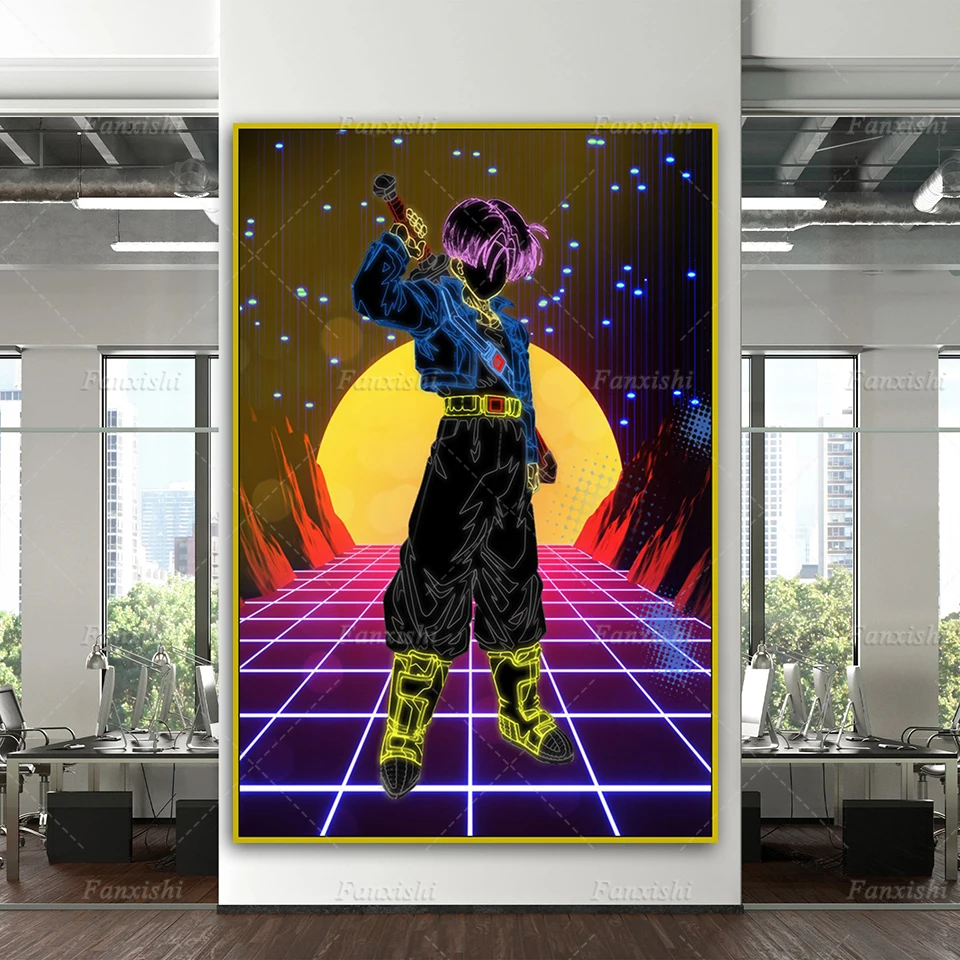 

Future Trunks Dragonball Japan Anime Canvas Poster And Prints Home Decor Pictures Modern Living Room Cuadros Wall Art Painting