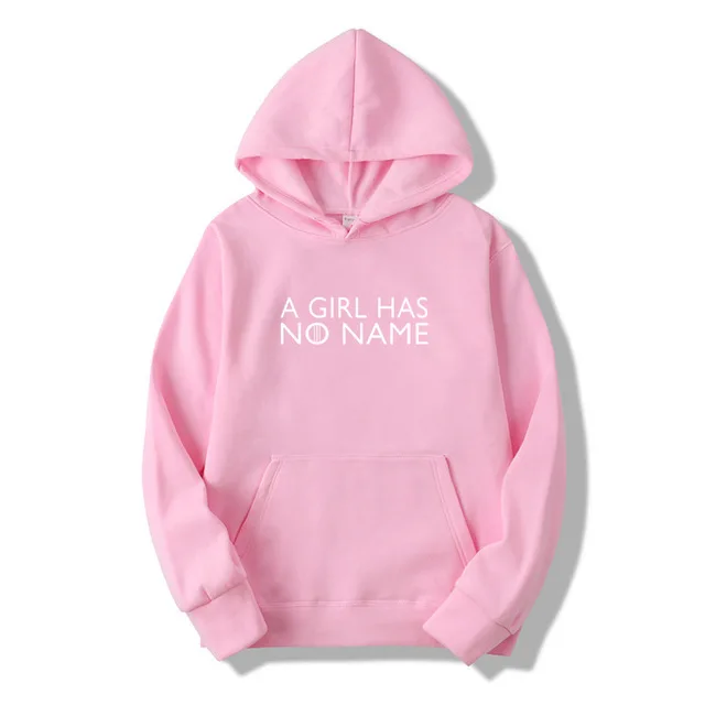 Women Sweatshirt Game Of Thrones A Girl Has No Name Funny Casual men/ Women Sweatshirt Female Hoodies Clothing