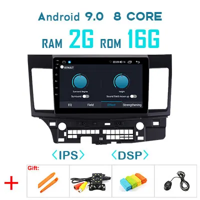 2G 16G DSP no canbus 4G 64G Android 9,0 1280*720P Carplay Авто gps радио для Mitsubishi Lancer-ex 2008- мультимедиа DSP ips экран без DVD плеера - Цвет: 2G 16G DSP no canbus