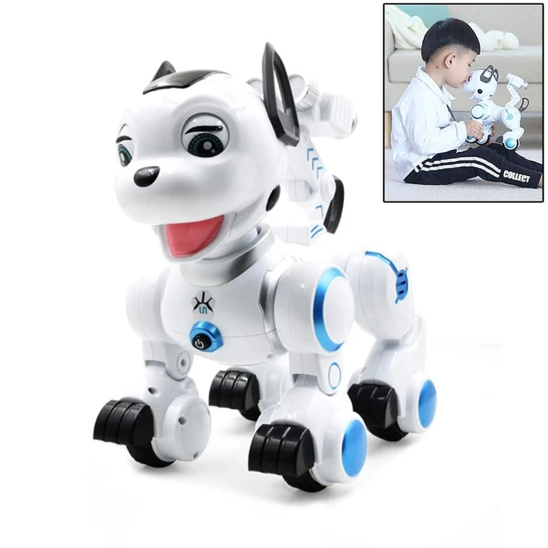 

Роботизированная собака с дистанционным управлением, интерактивный Интеллектуальный ходящий танцующий программируемый робот, игрушки дл...
