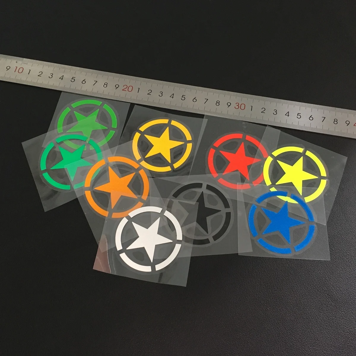 

Customize 5x5cm Army Stars Motorcycle Safety Stickers Bike Helmet DIY Sticker Motorcycle GP ATV Fans Car products Sticker Decals