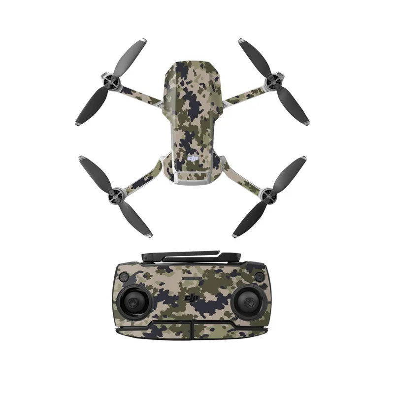 Desert Camo Красочные ПВХ наклейки для DJI Mavic Mini водонепроницаемая кожа для дрона корпус руки протектор для пульта дистанционного управления для Mavic Mini АКСЕССУАРЫ - Цвет: Desert Camo