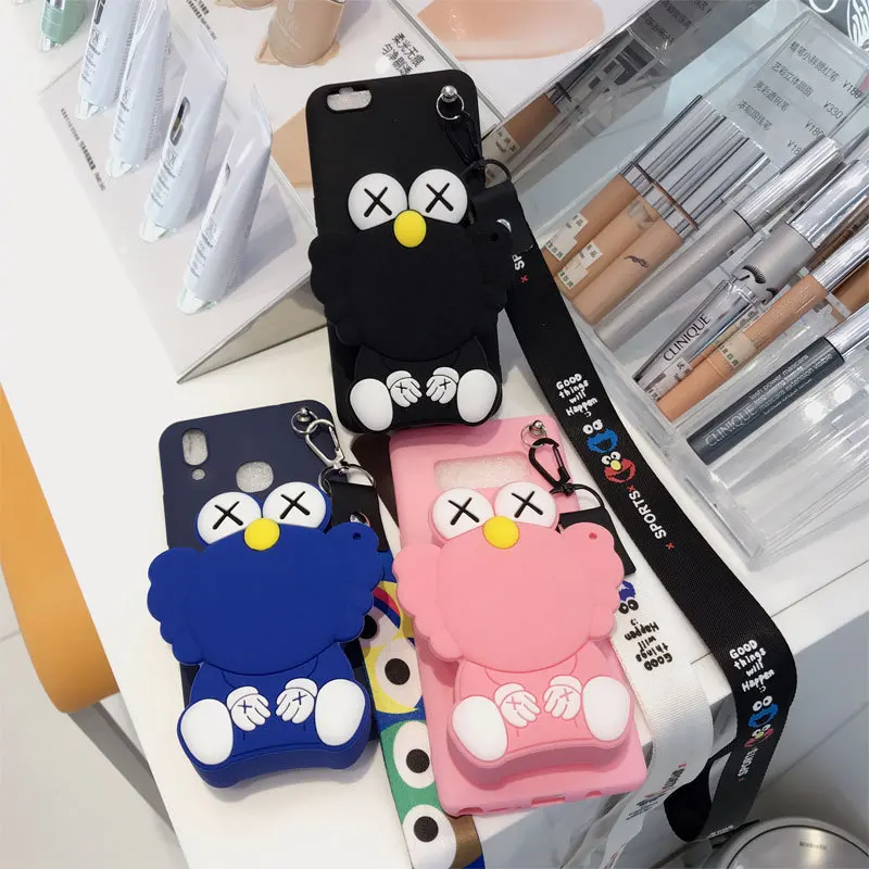 И яркие, с мультяшными вставками, 3D кошелек мягкий TPU чехол для samsung Galaxy A10 A20 A30 A40 A50 A60 A70 A80 A90 милый чехол с изображением кота