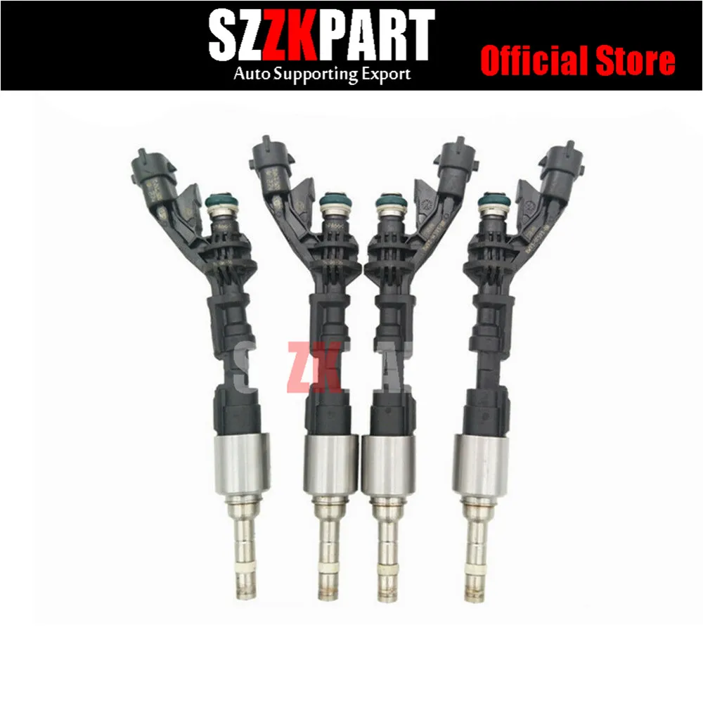 Изготовлено 4 шт. Топливная форсунка для Jaguar F-TYPE XF XK Land Rover Discovery 5.0L Part No # 8W93-9F593-BB