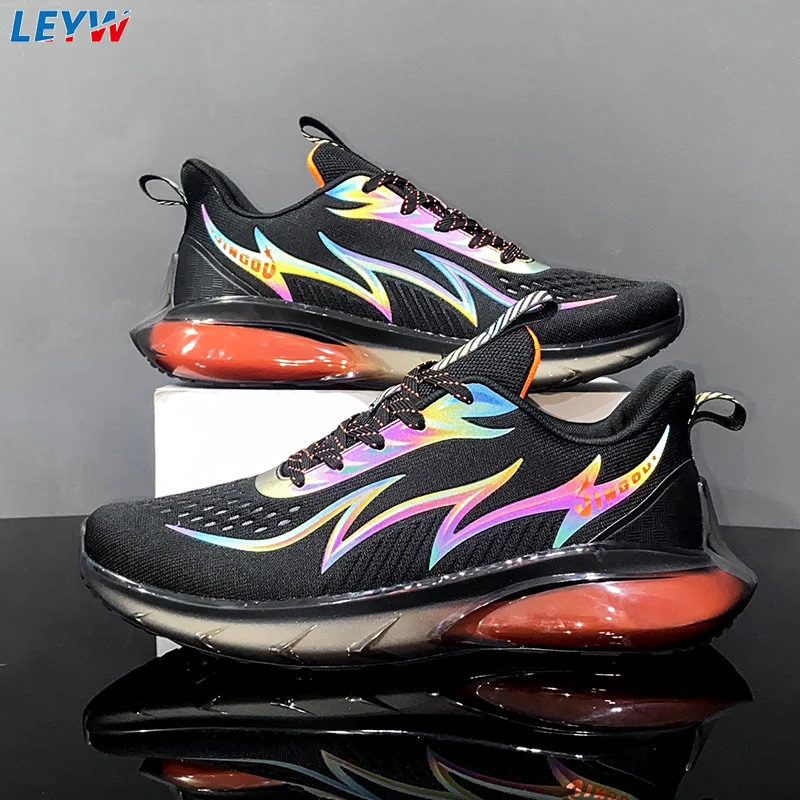 LEYW Новинка спортивная обувь Laser Повседневная дышащая сетчатая с градиентом