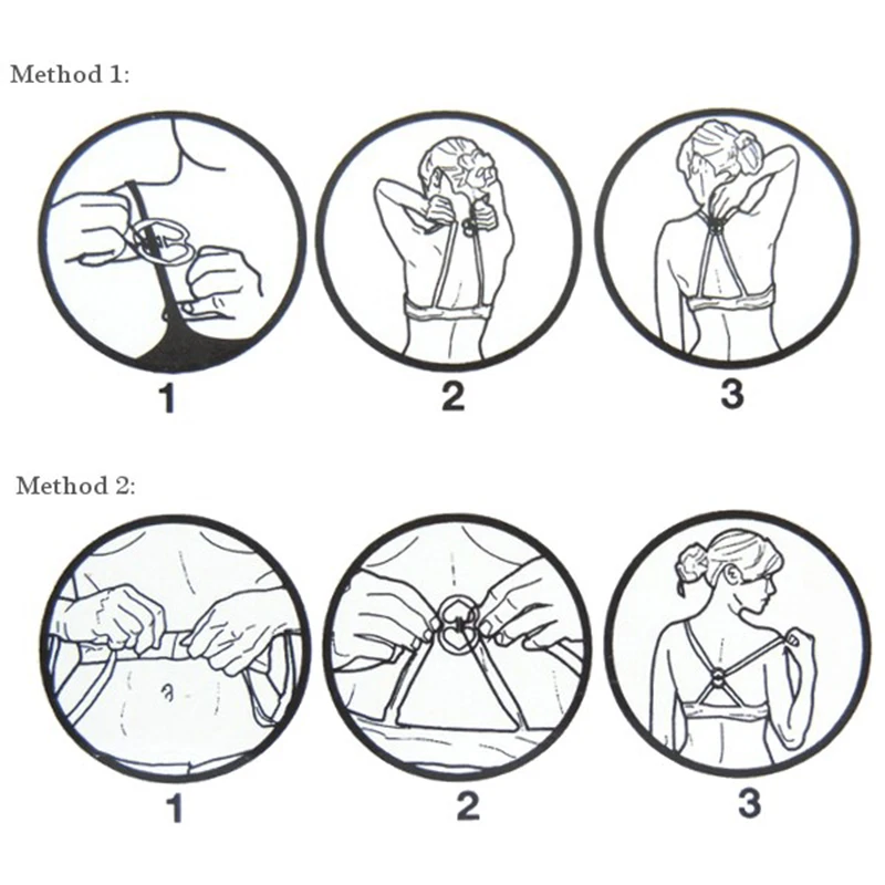 5 шт./лот круглые Невидимые Зажимы для бюстгальтера идеальная регулировка