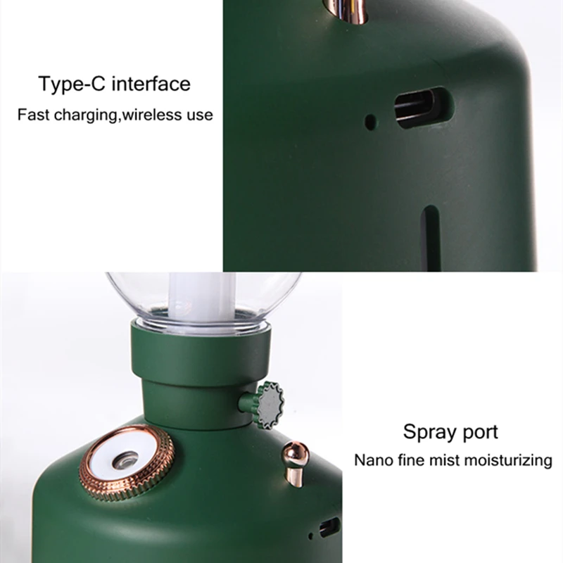 Увлажнитель воздуха в виде керосиновой лампы с цветсветильник светом | Бытовая