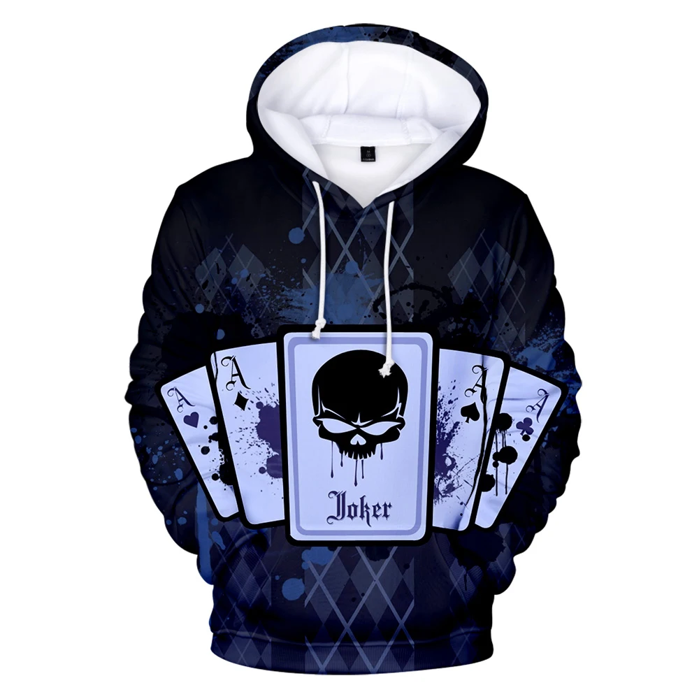 

Joker hoodi women/men New Sale Fashion Print Harajuku Hip Hop Casual Joker 3D hoodie pullovers Casual Coats tops
