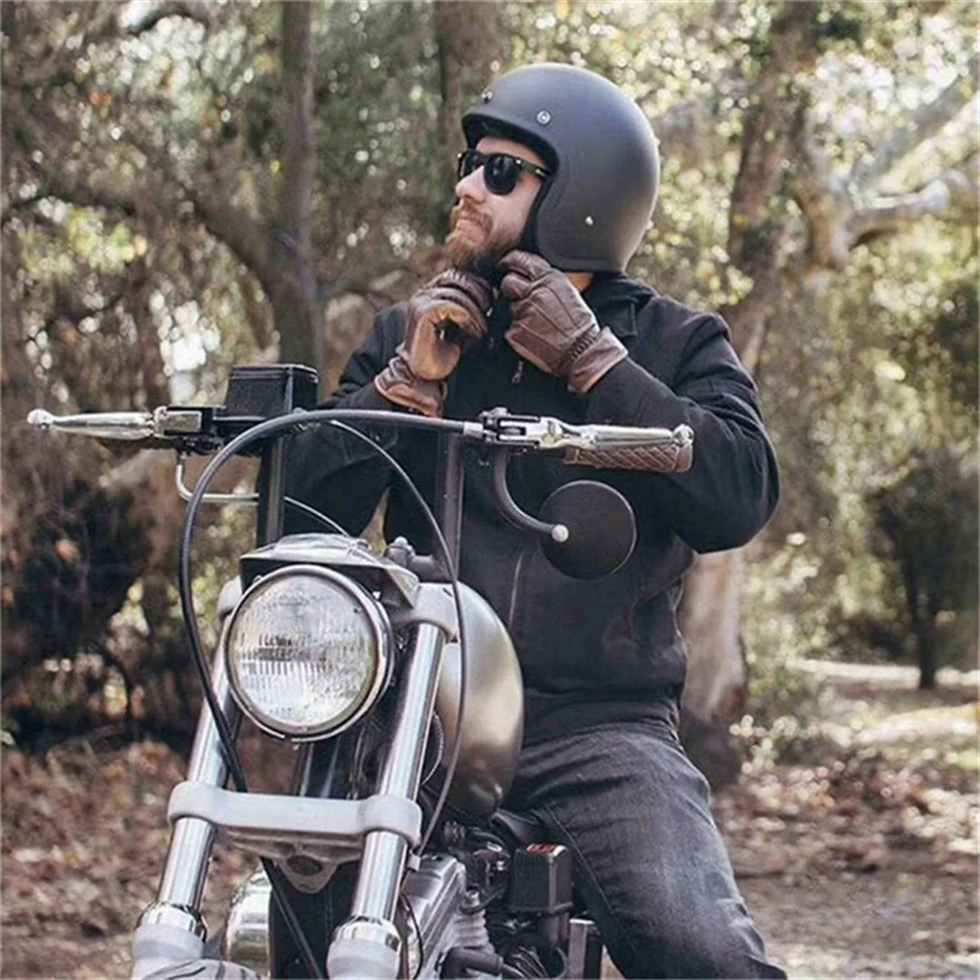 Мотоциклетный шлем TT &amp CO винтажный корейский стиль легкий корпус стекловолокно