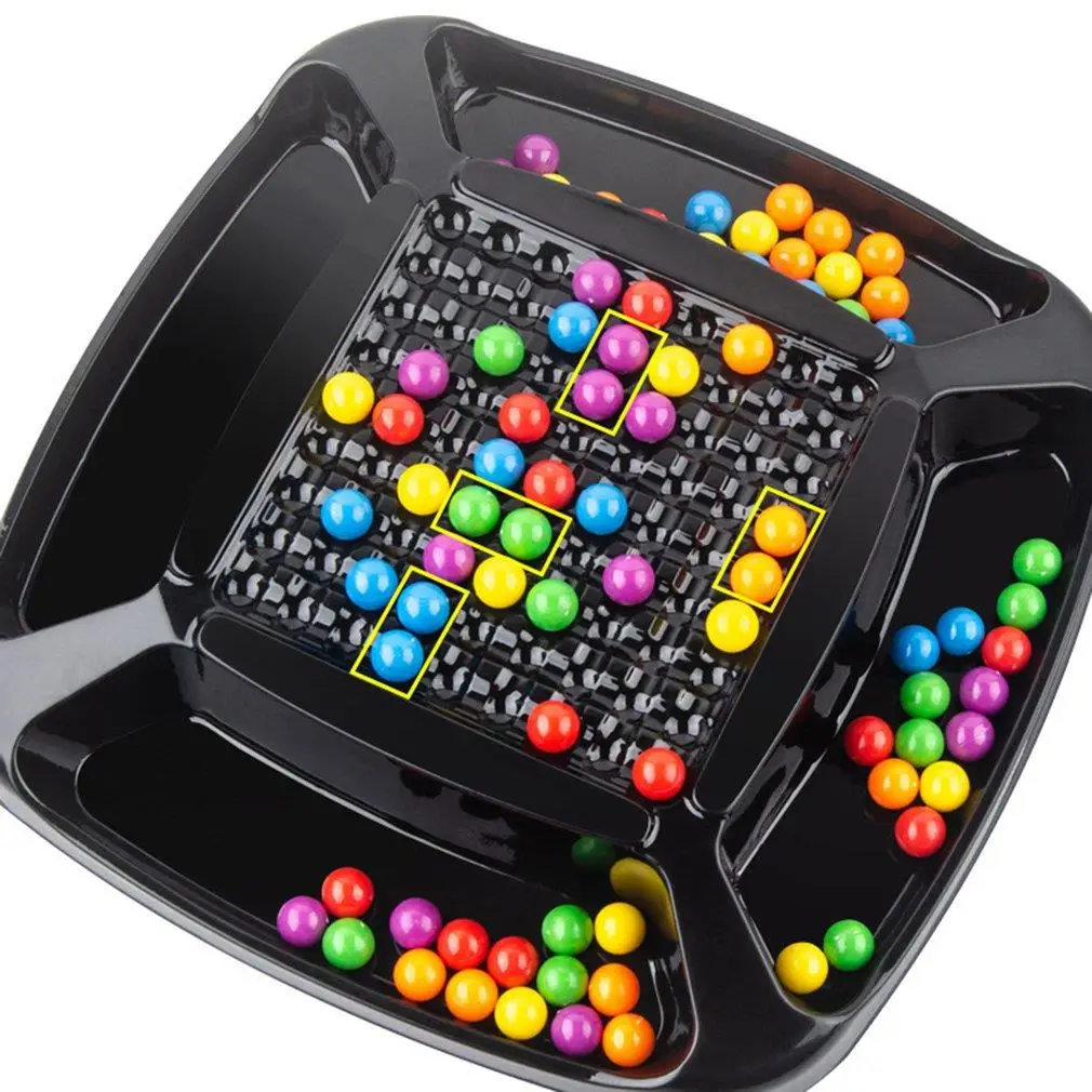 

Puzzle Magic Chess Board Games Rainbow Ball Montessori Christmas EliminationTraining Colorful Interactive Set Educational toys