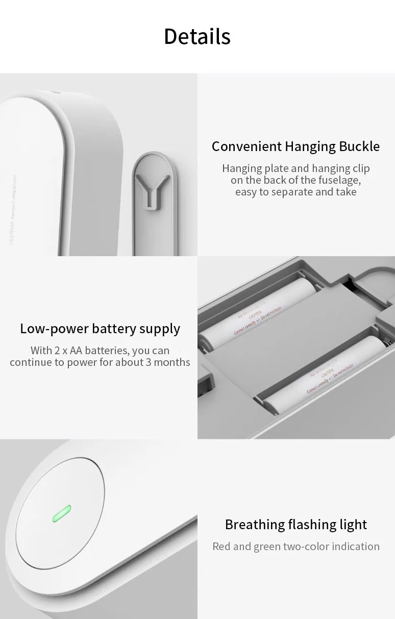 Xiaomi Mijia Deerma автоматический Ароматерапия Увлажнитель воздуха домашний очиститель воздуха бесшовный диффузор Roma умный дом ароматизатор машина