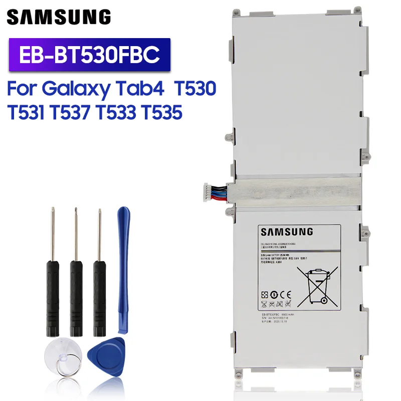 Samsung оригинальный планшетный аккумулятор EB BT530FBU/FBE BT530FBC для GALAXY Tab4 Tab 4 T531 T533 T535 T537 SM