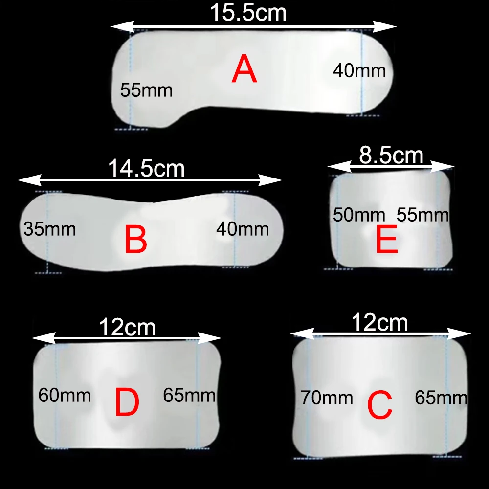 Набор из 5 стоматологических отражателей с двухсторонними утолщенными