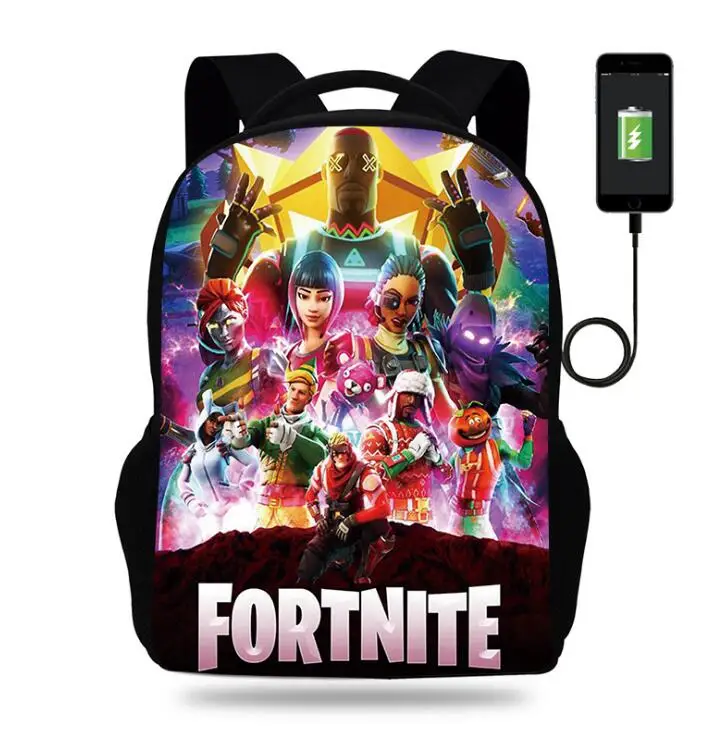 Новый рюкзак FORTNITE для мальчиков и девочек детская школьная сумка книг мужской