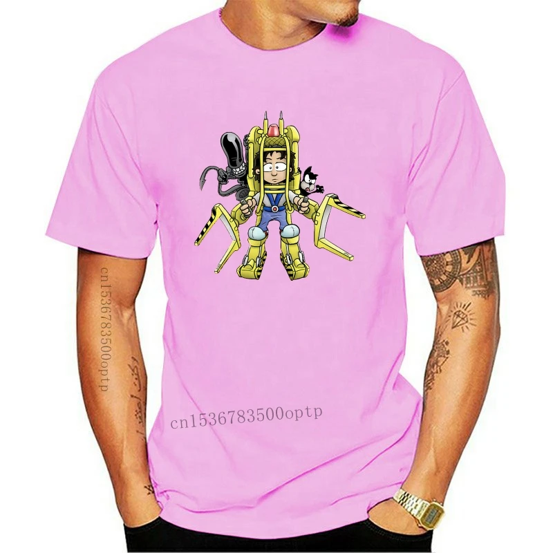 

New 100% Cotton O-neck Custom Printed Tshirt Men T shirt ripley and alien powerloader Women T-Shirt