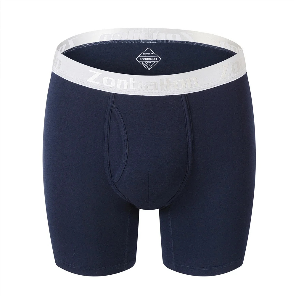 Men's Panties Underwear Shorts Boxers  Man Sexy Breathable Solid Color 4 PCS