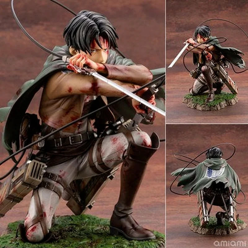 

Anime Attack on Titan Cosplay Figure Alan Yeager Figure Three Ika Ackerman Action Figure Character Levi Ackerman Hero Toy Gift