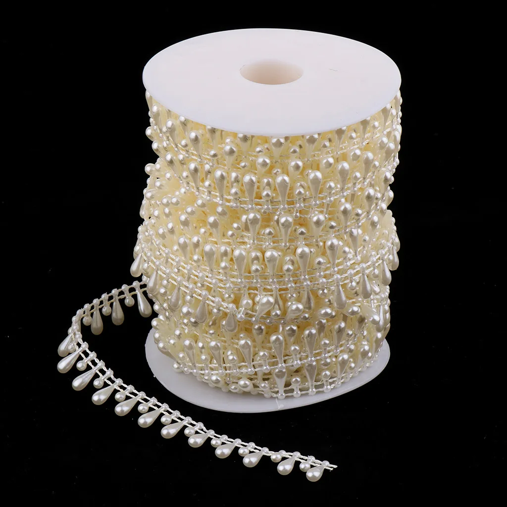 1 рулон ABS имитация жемчуга проволочные бусины DIY Швейные декоративные аксессуары
